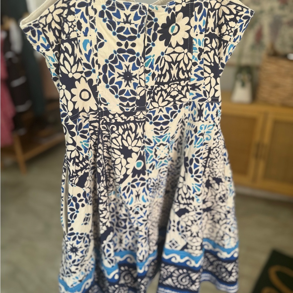 Avec Les Filles Mini Sundress Size 2 💙 Sweetheart Fit & Flare - Picture 8 of 12